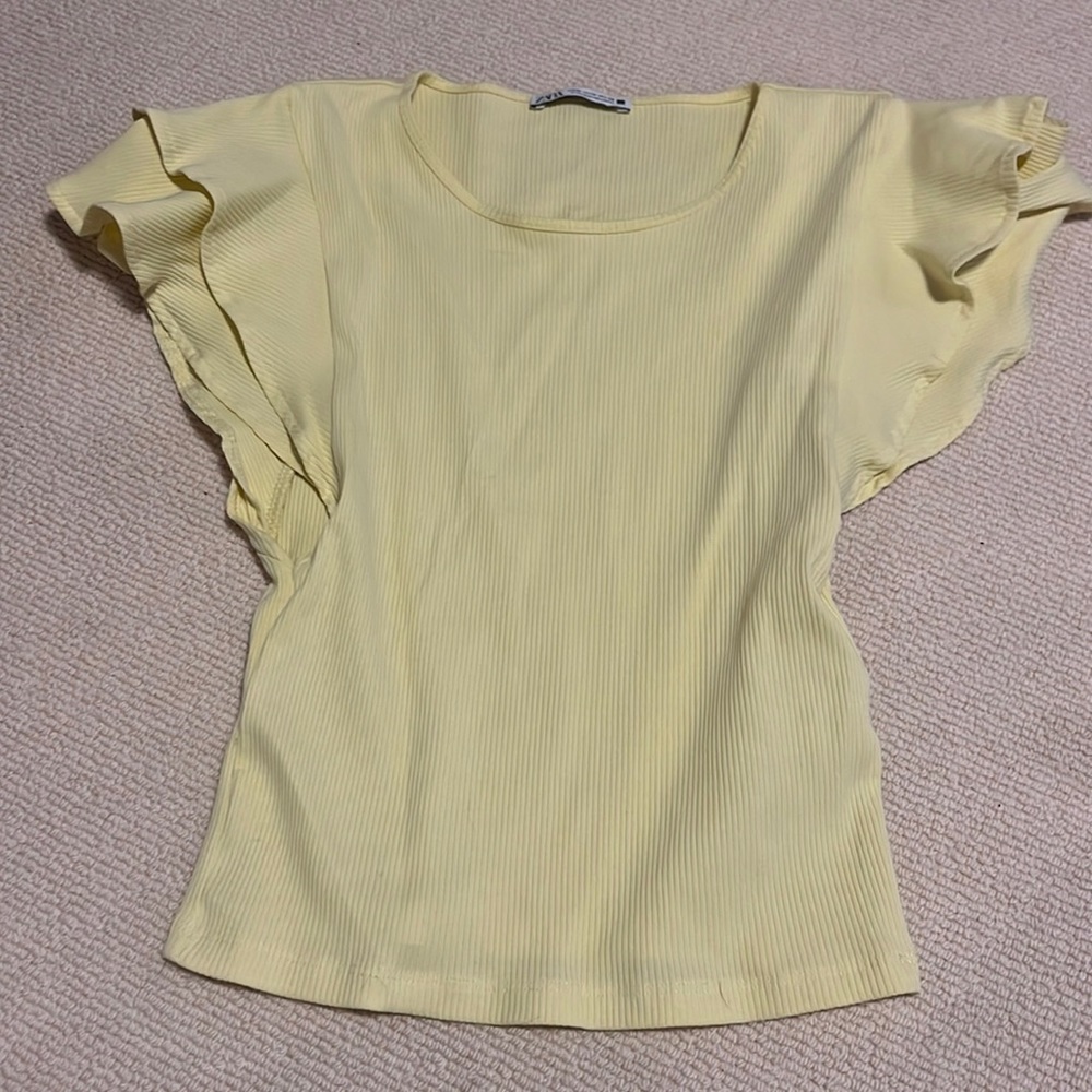 Zara ruffle top
